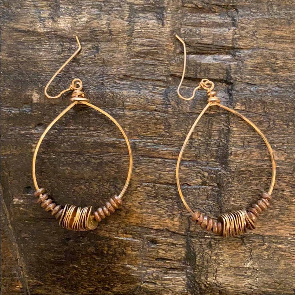 Oblong hoop statement earrings!